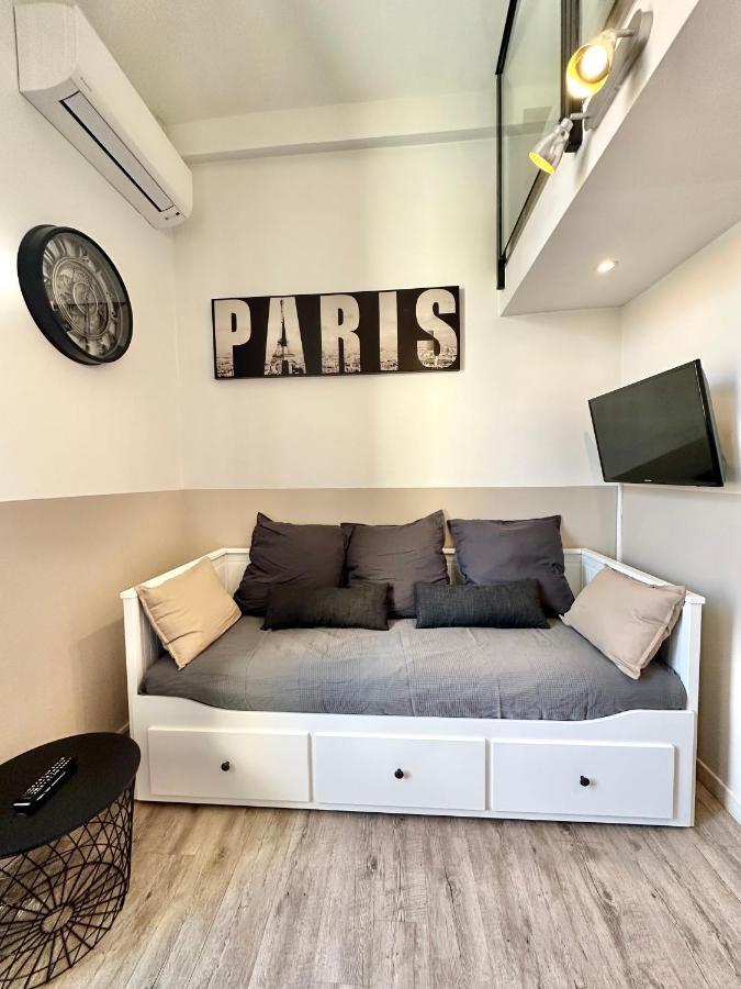 Studio Avec Clim A 100M Plage - 15Min Centre Ville Nice Exterior foto