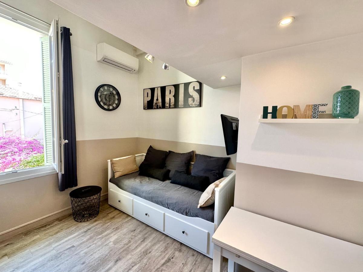Studio Avec Clim A 100M Plage - 15Min Centre Ville Nice Exterior foto